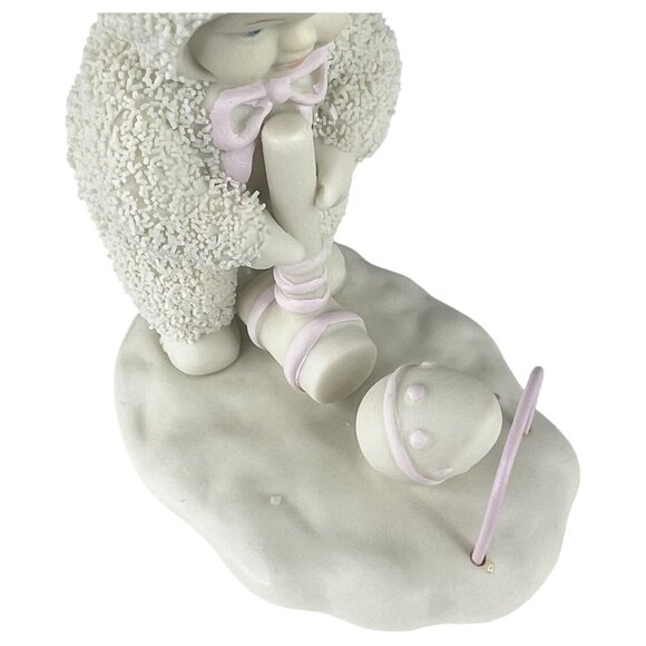 1996 Dept 56 Snowbunnies Easy Does It Springtime Stories Figurine Bunny Croquet - Picture 4 of 10